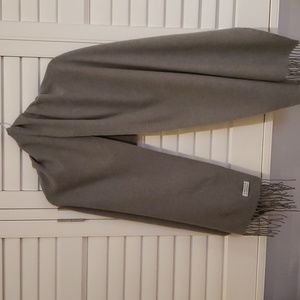 Amicale Gray 100% Silk Scarf